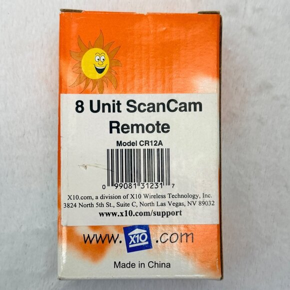 X10 8 Unit ScanCam Remote Control CR12A Tested & Works Open Box - Picture 7 of 10
